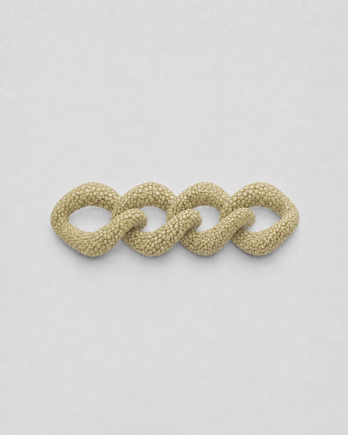 Galuchat links - Beige