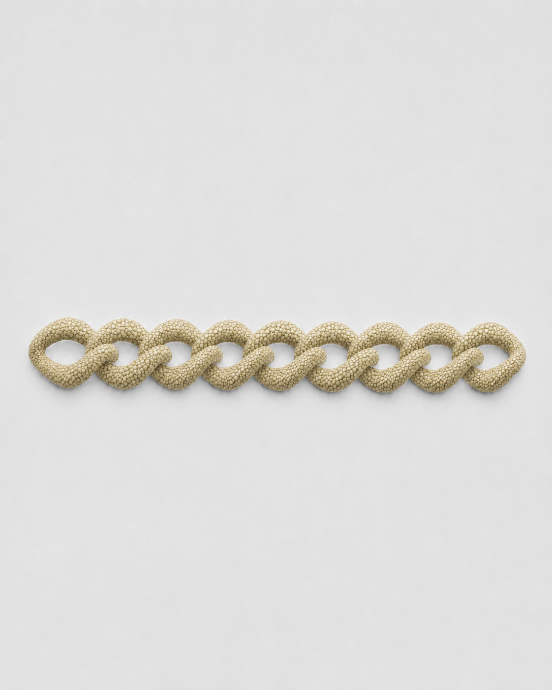 Galuchat links - Beige