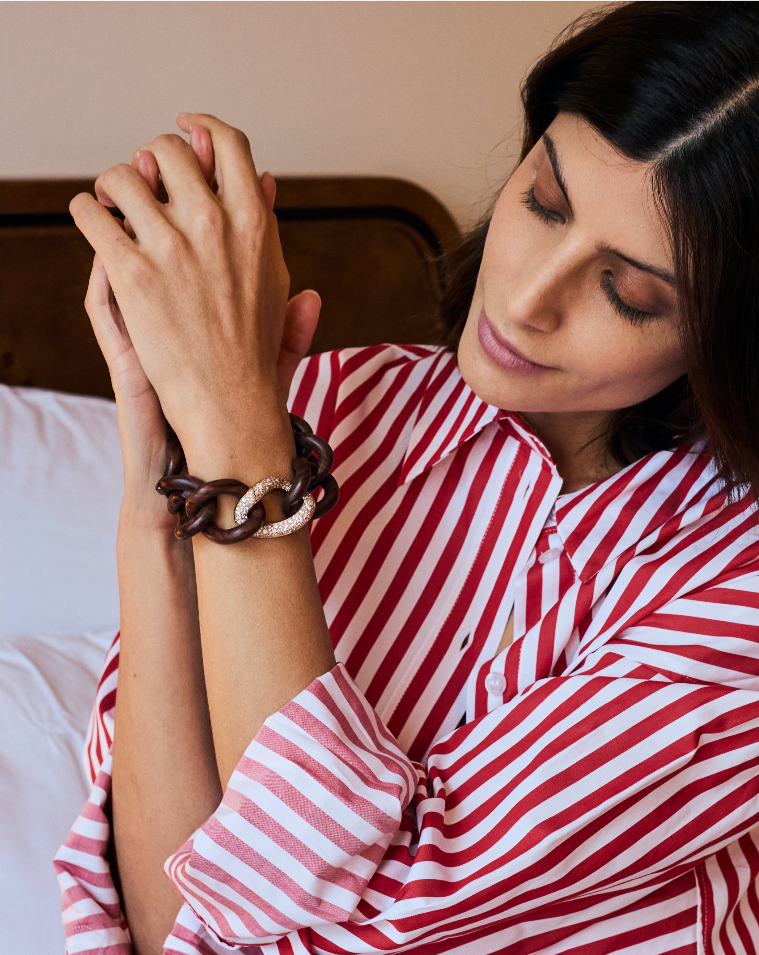 Rosewood - Brown - Gold plated