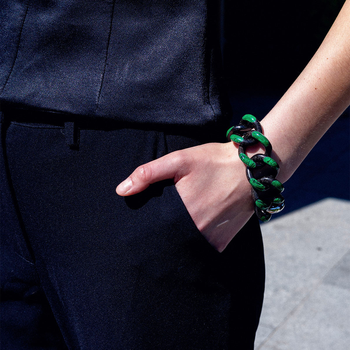 Ebony - Malachite - Gold plated