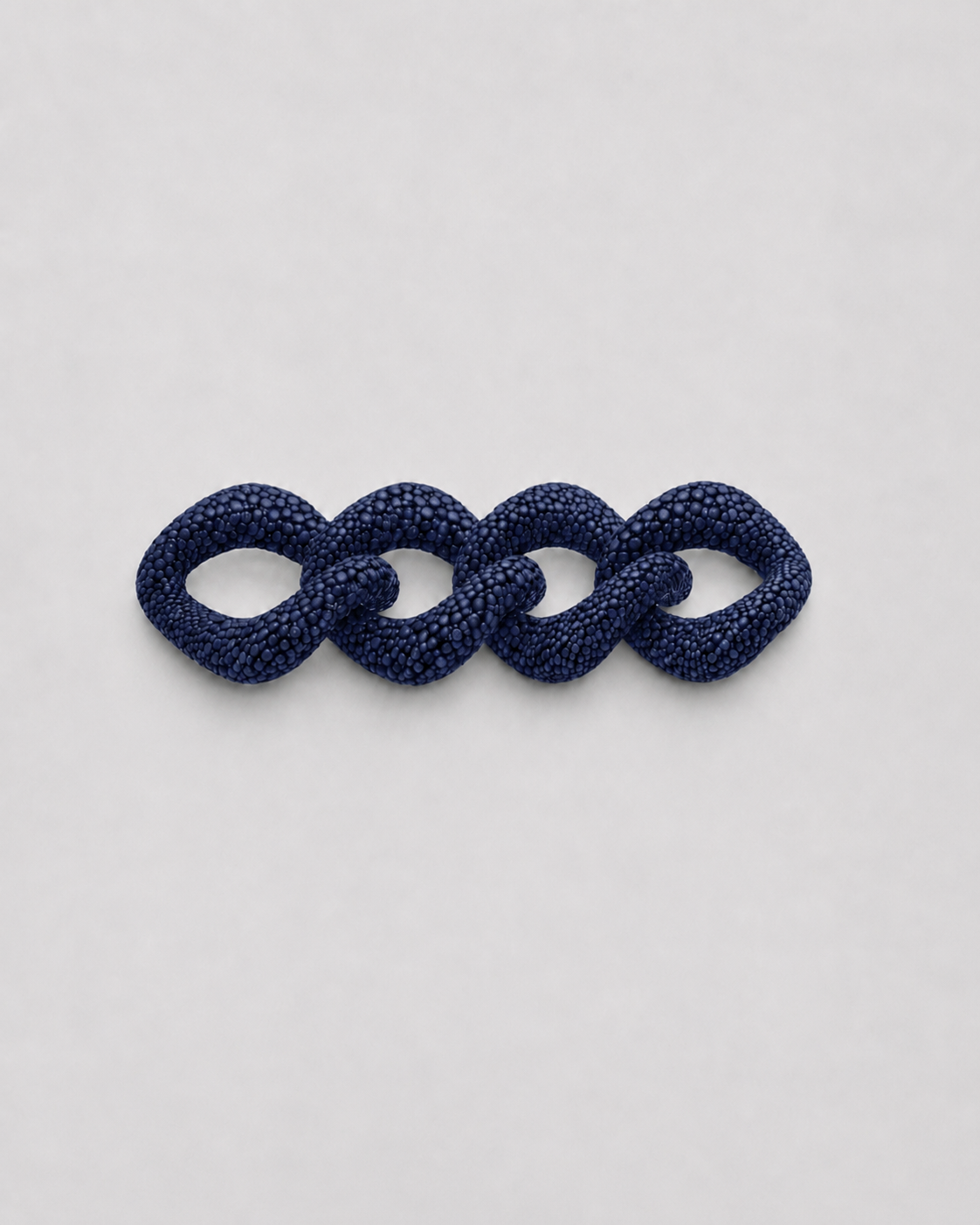 Galuchat links - Navy Blue