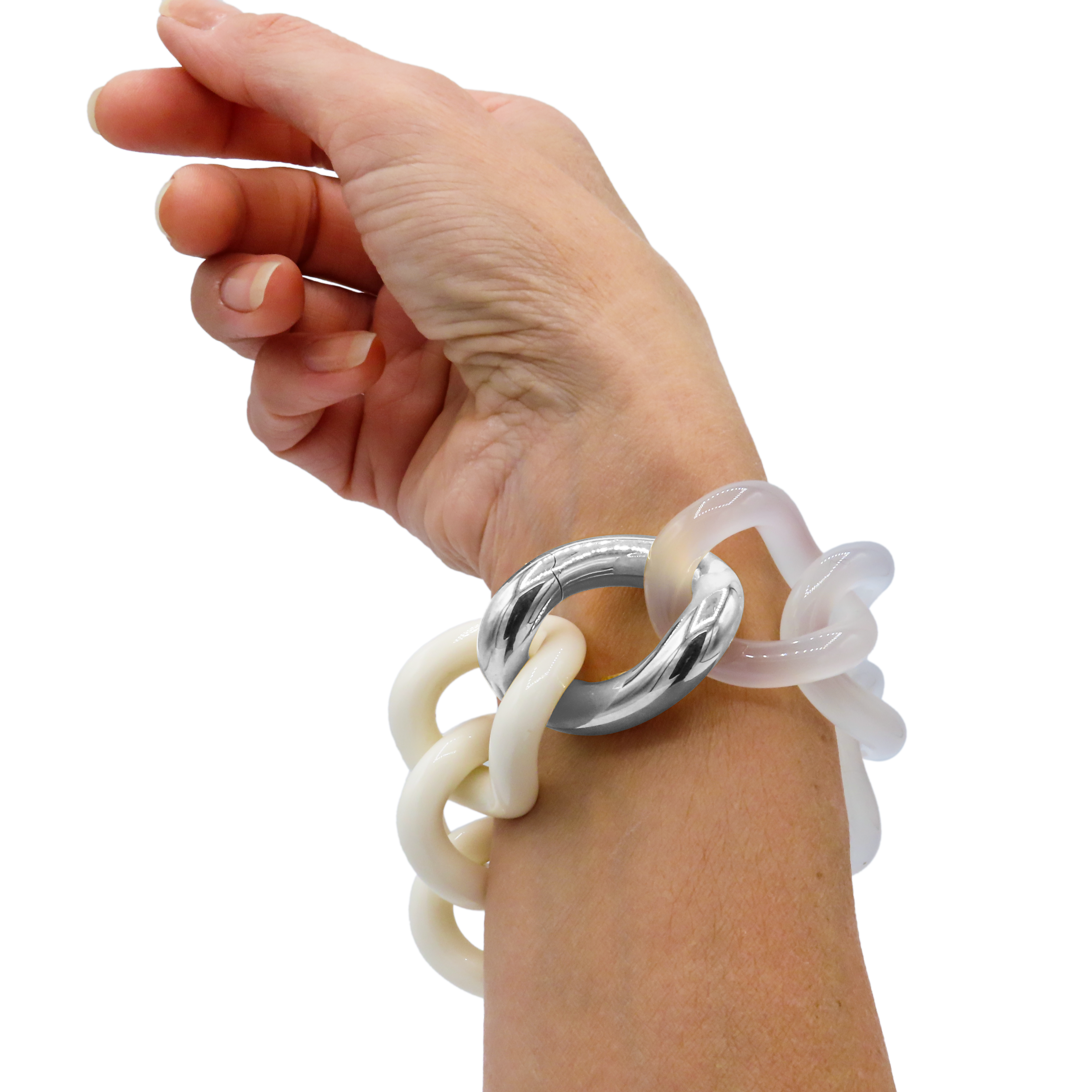 Composite - White/Milky - 18K Gold