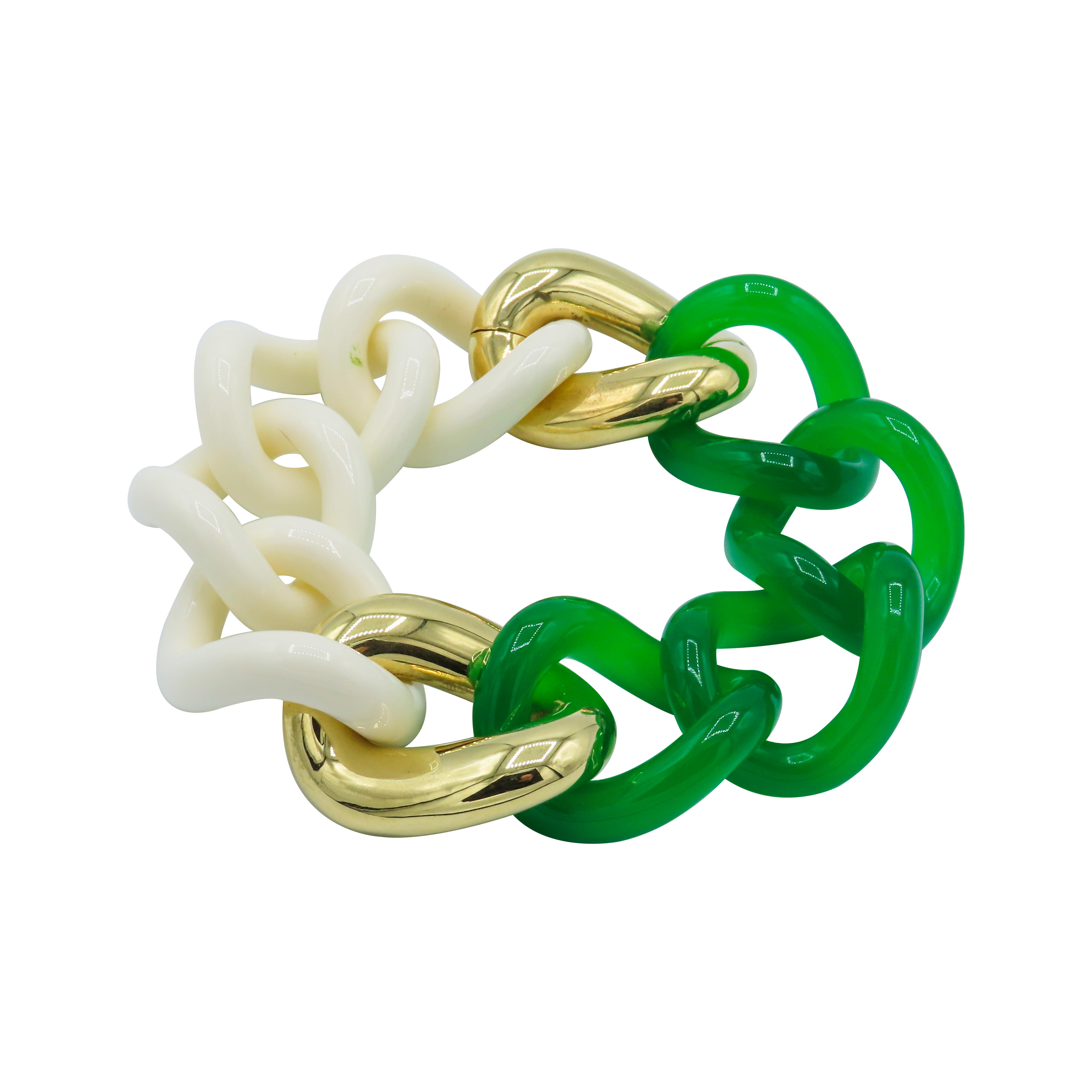 White / Green