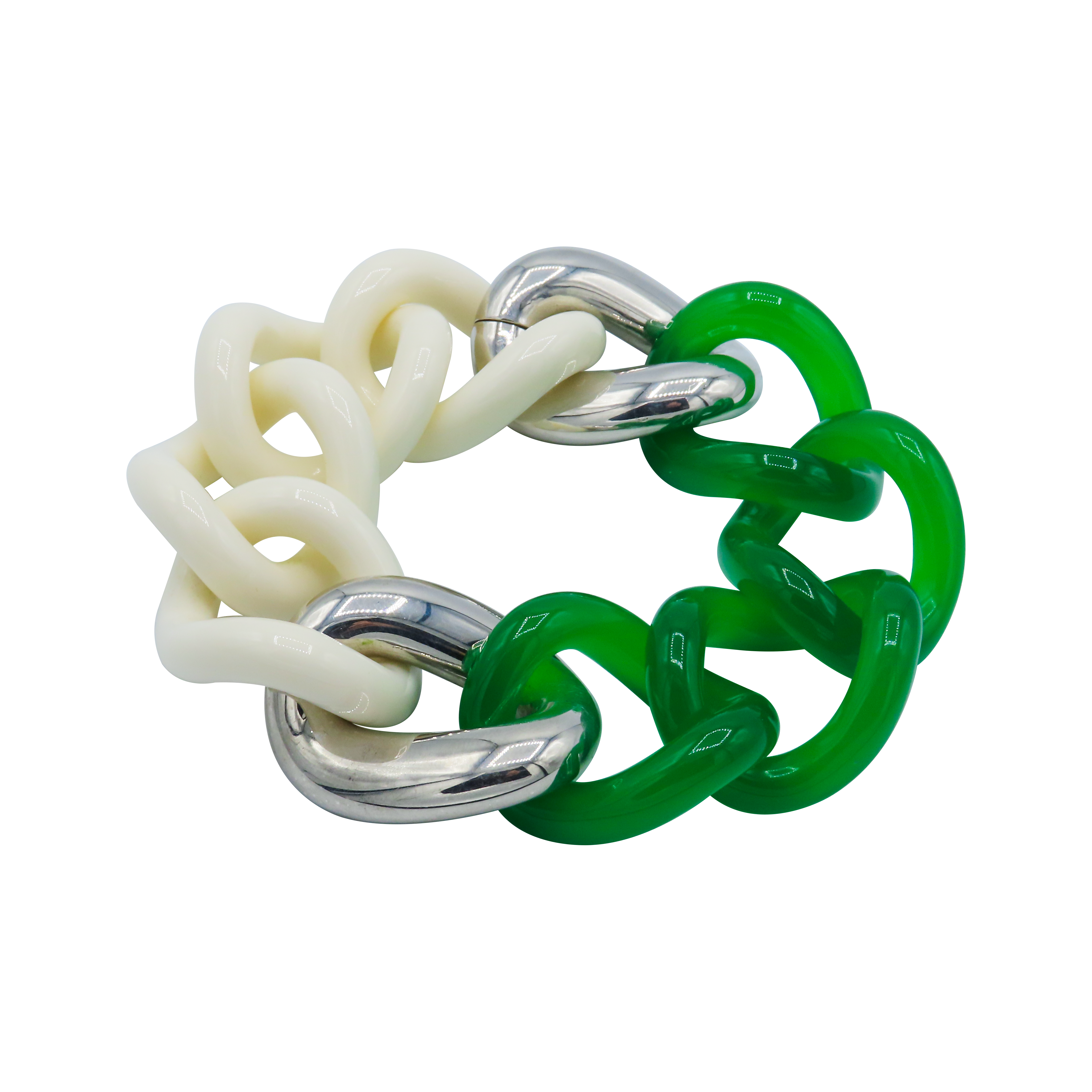 White / Green