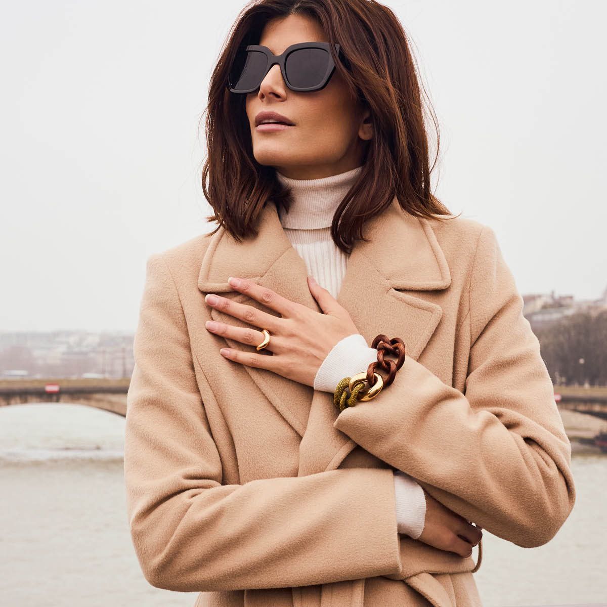 Rosewood - Galuchat Kiwi - Gold plated