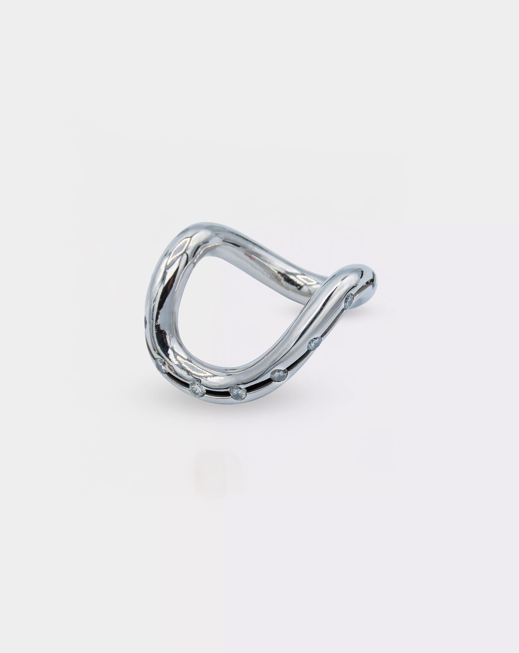 18K White Gold