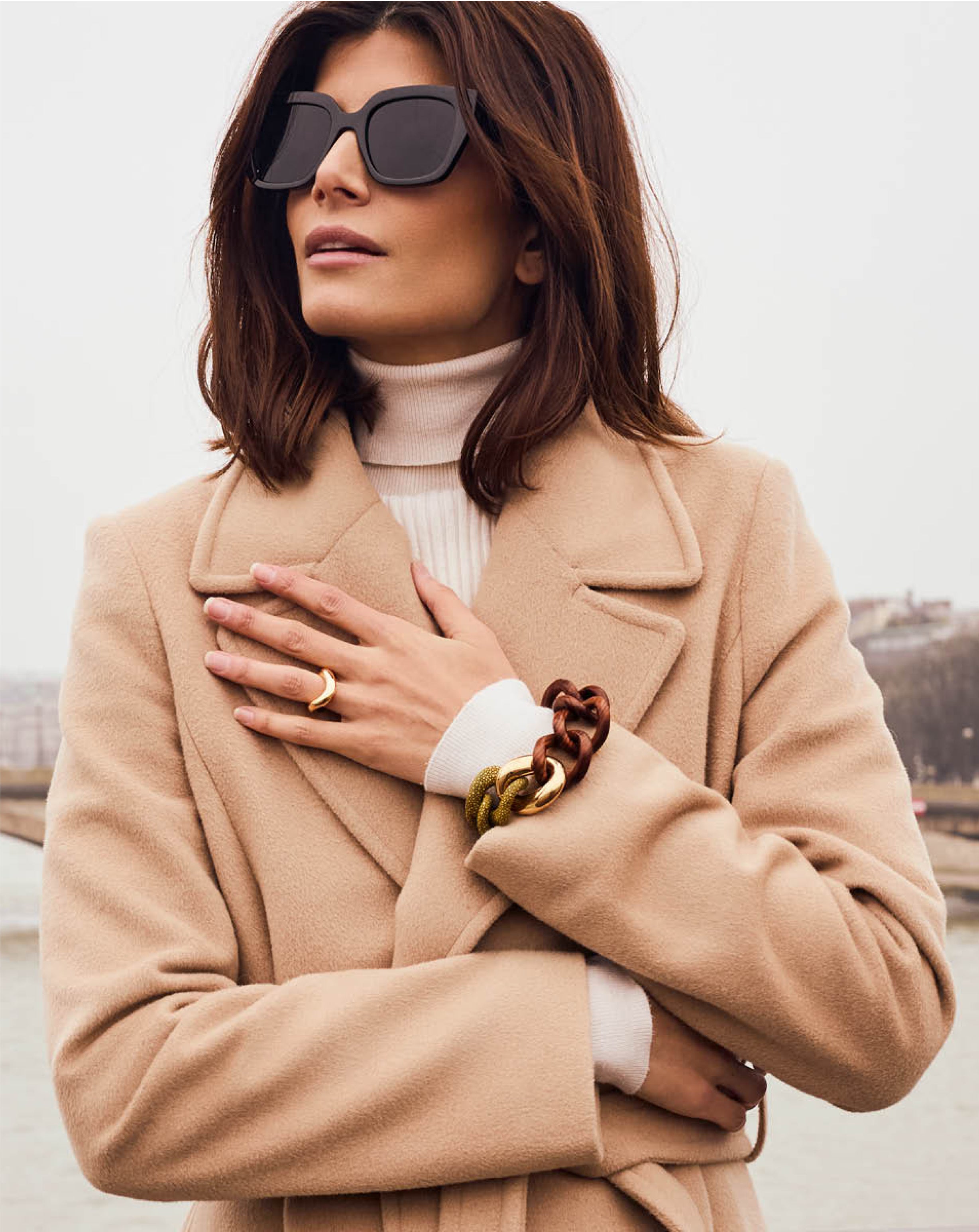 Rosewood - Galuchat Kiwi - Gold plated