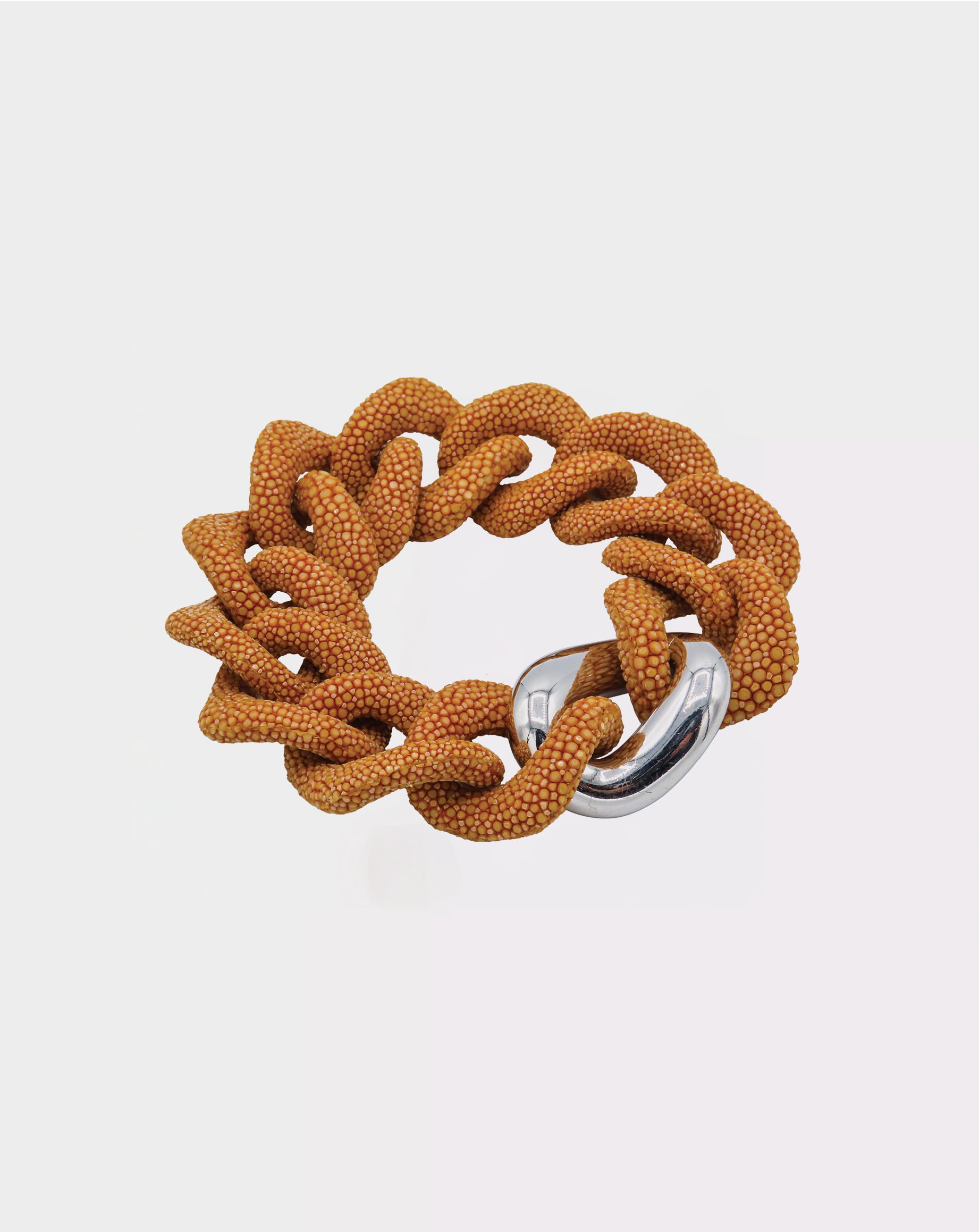 Galuchat - Caramel - Gold plated