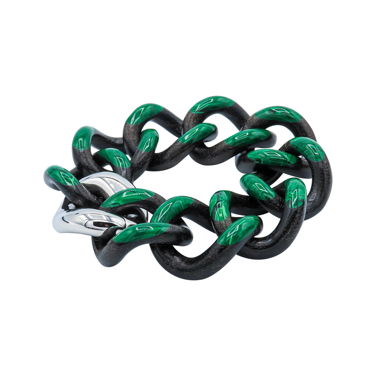 Ebony - Malachite - Gold plated