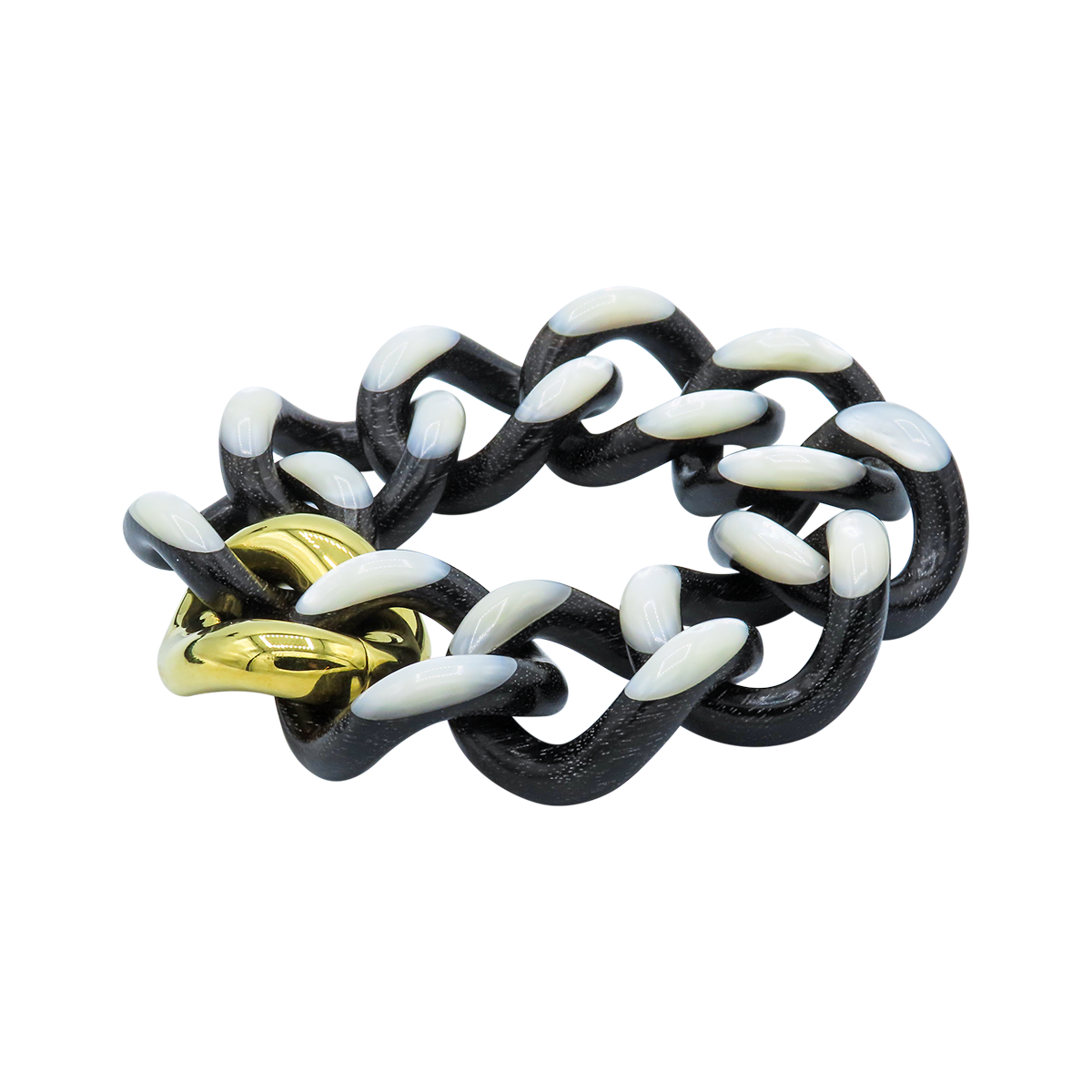 Ebony - Mother of Pearl - Gold plated
