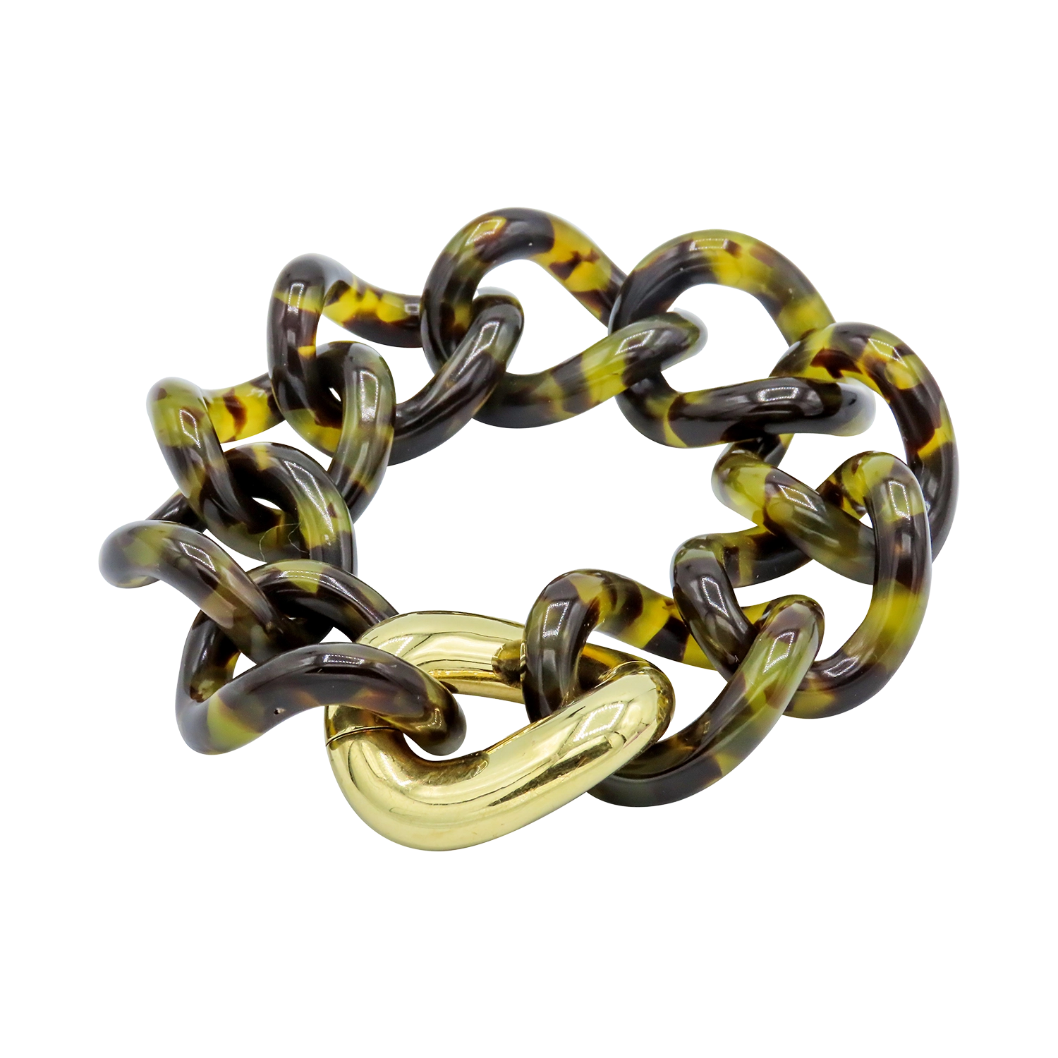 PMMA - Tartaruga - Gold plated